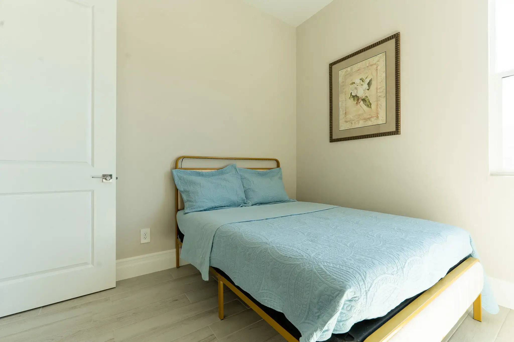 Beautiful sunlit bedroom suite